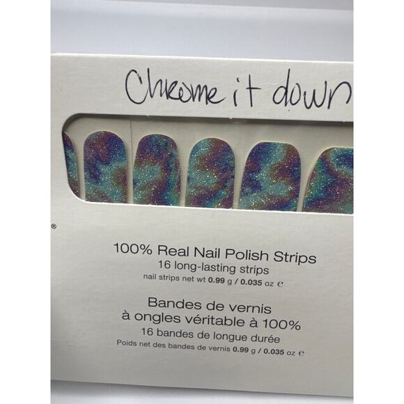 Color Street Other - NWT Color Street “Chrome It Down” Multicolor Chromatic Glitter Shade Nail Strips